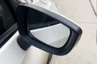 After side mirror glass replacement